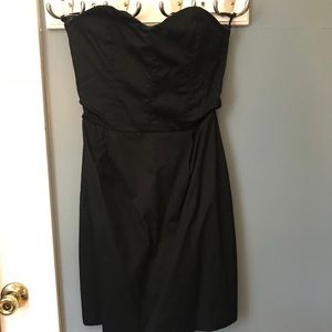 H&M Black Strapless Dress